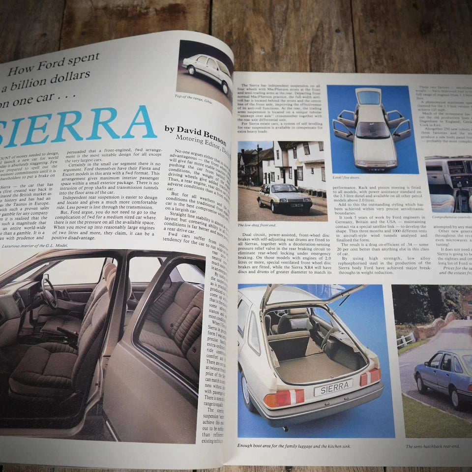 Vintage Back Issue Magazine Daily Express World Car Guide 1983