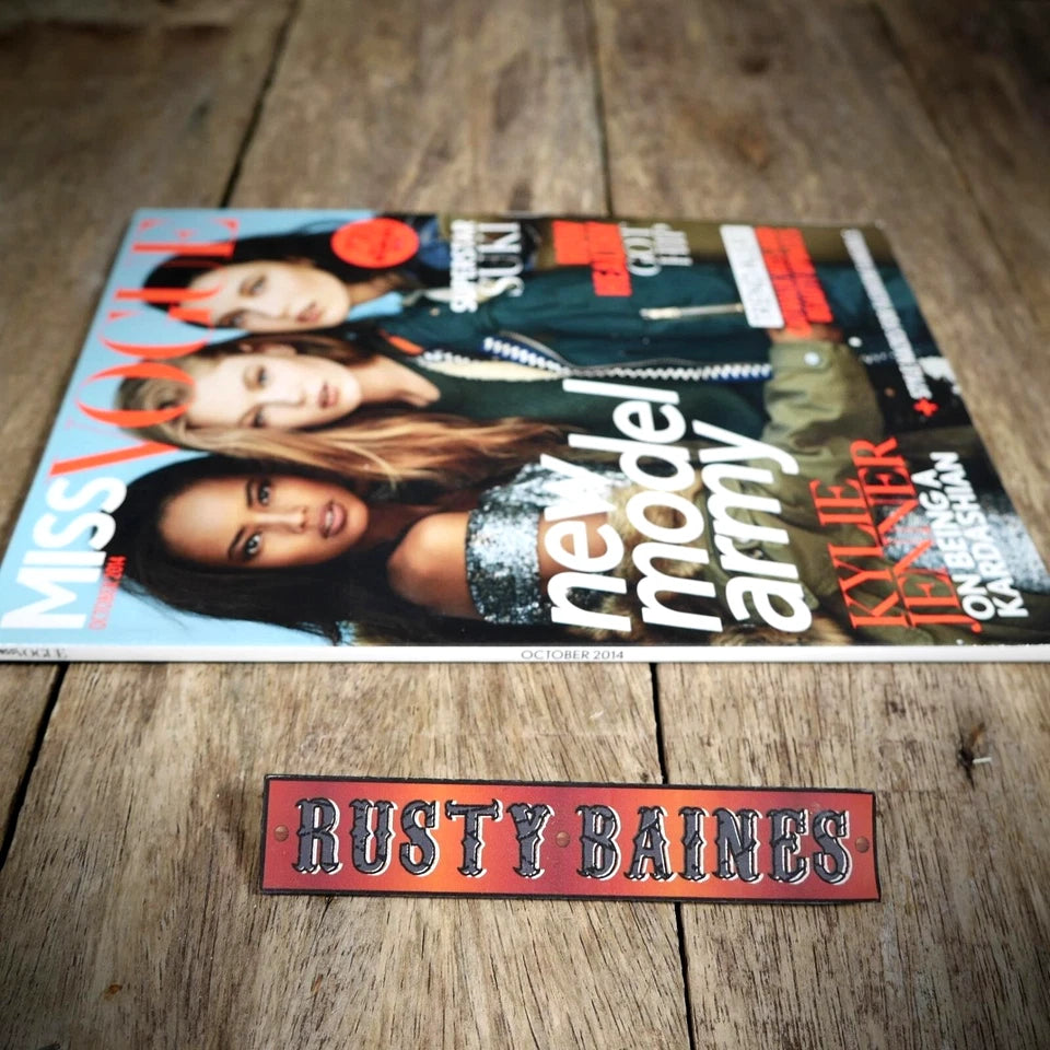 Miss Vogue Magazine Back Issue, October 2014 Suki Waterhouse/Kylie Jenner