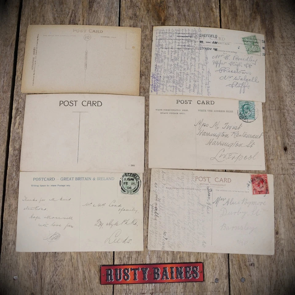 Postcard Bundle, Sheffield Fargate/Town Hall