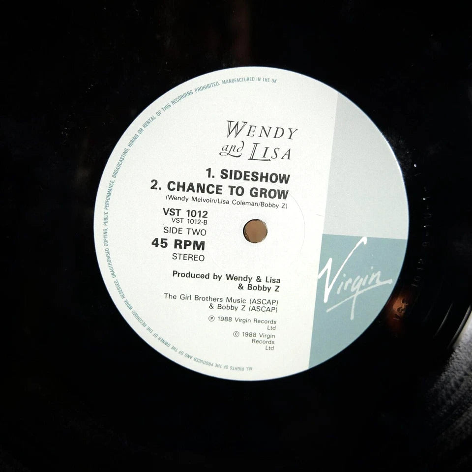 Record 12" Single, Wendy & Lisa, Sideshow