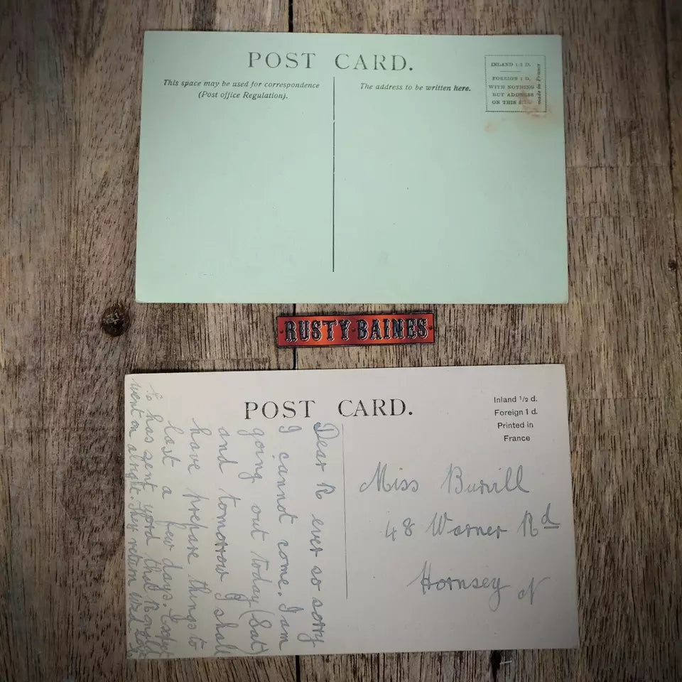 Postcards x2, LL/Levy, London, Kew Gardens, Lake & Pagoda