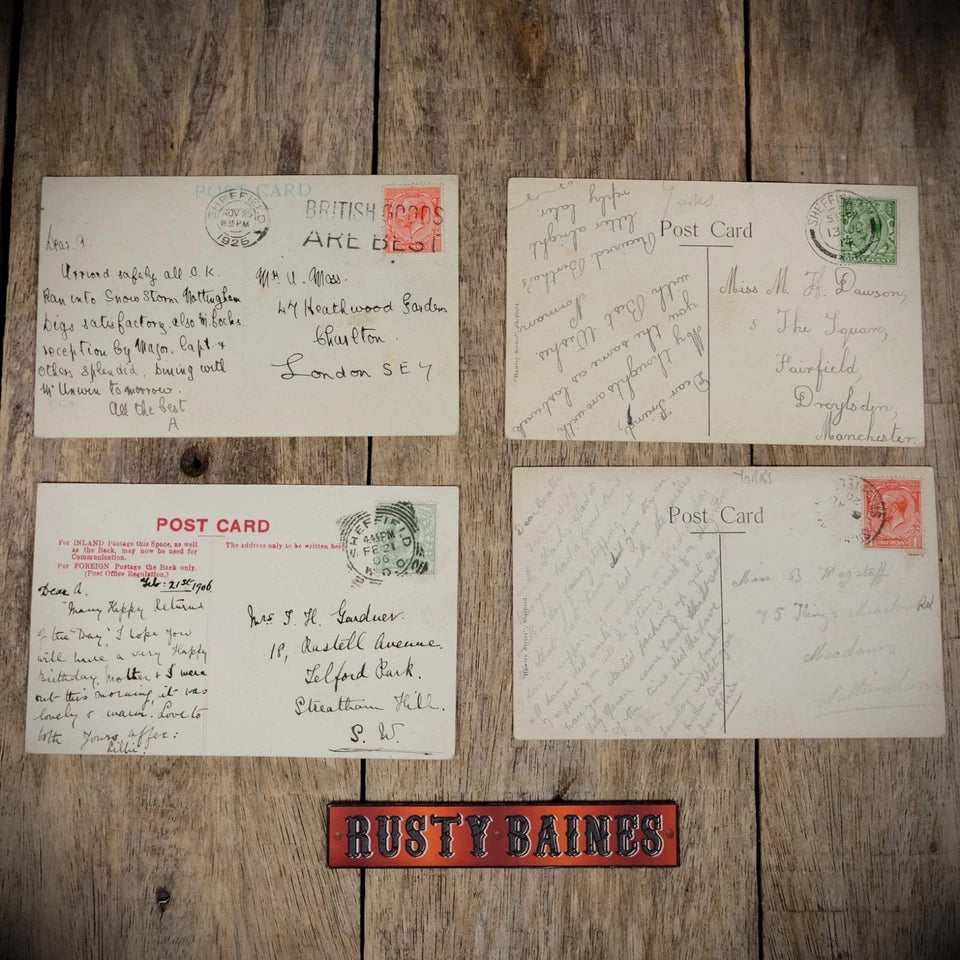 Postcards, Bundle x4 Sheffield Whitley Woods/Forge Dam