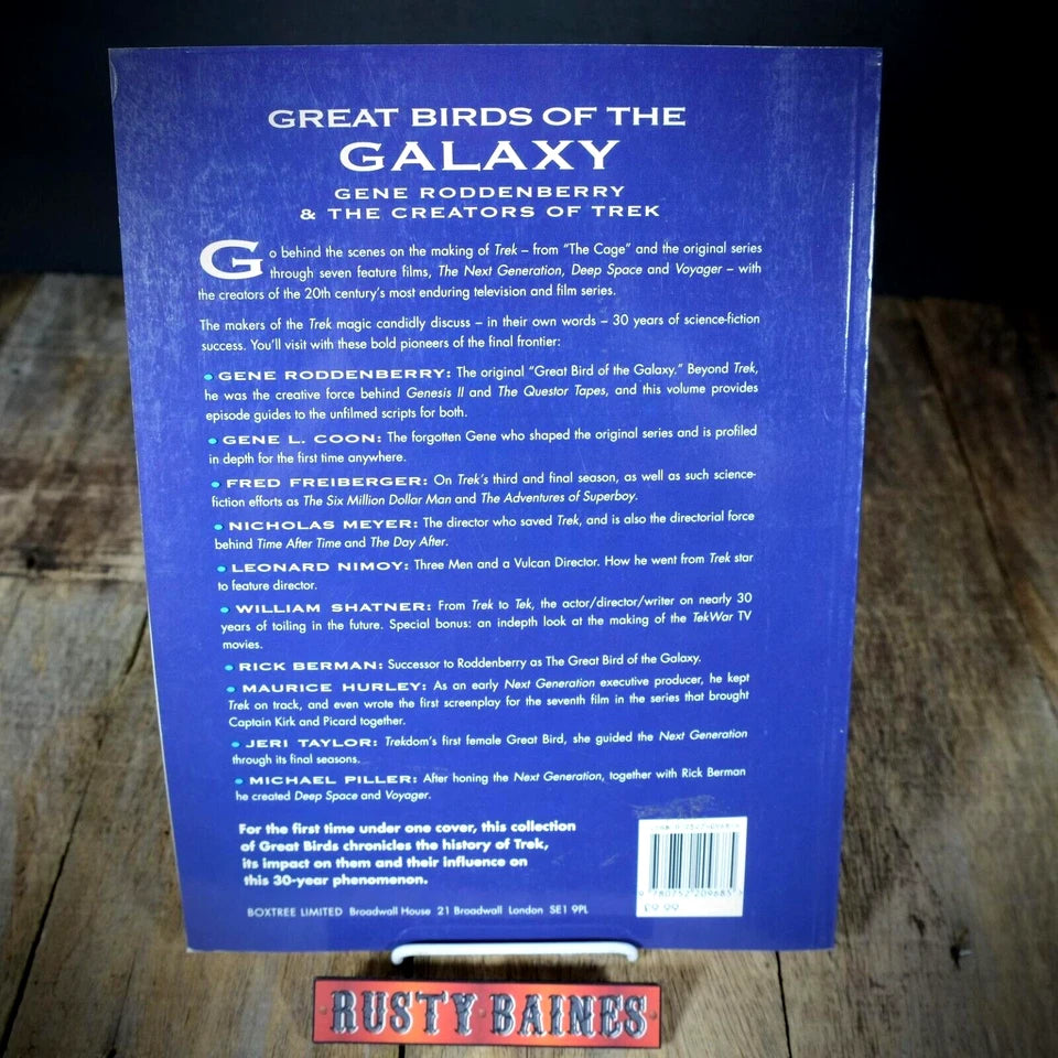 Star Trek, Great Birds of the Galaxy, Gene Roddenberry, 1994 Softcover