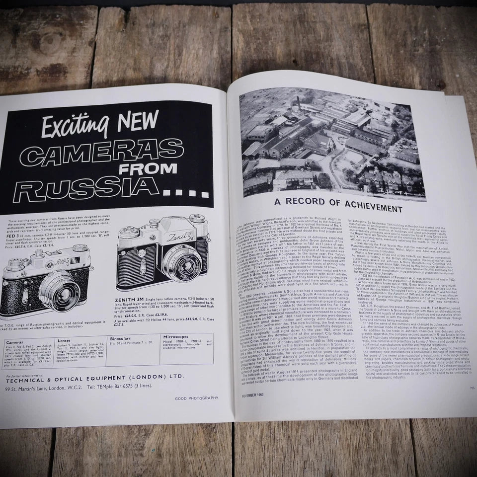 Vintage Good Photography Magazine November 1963