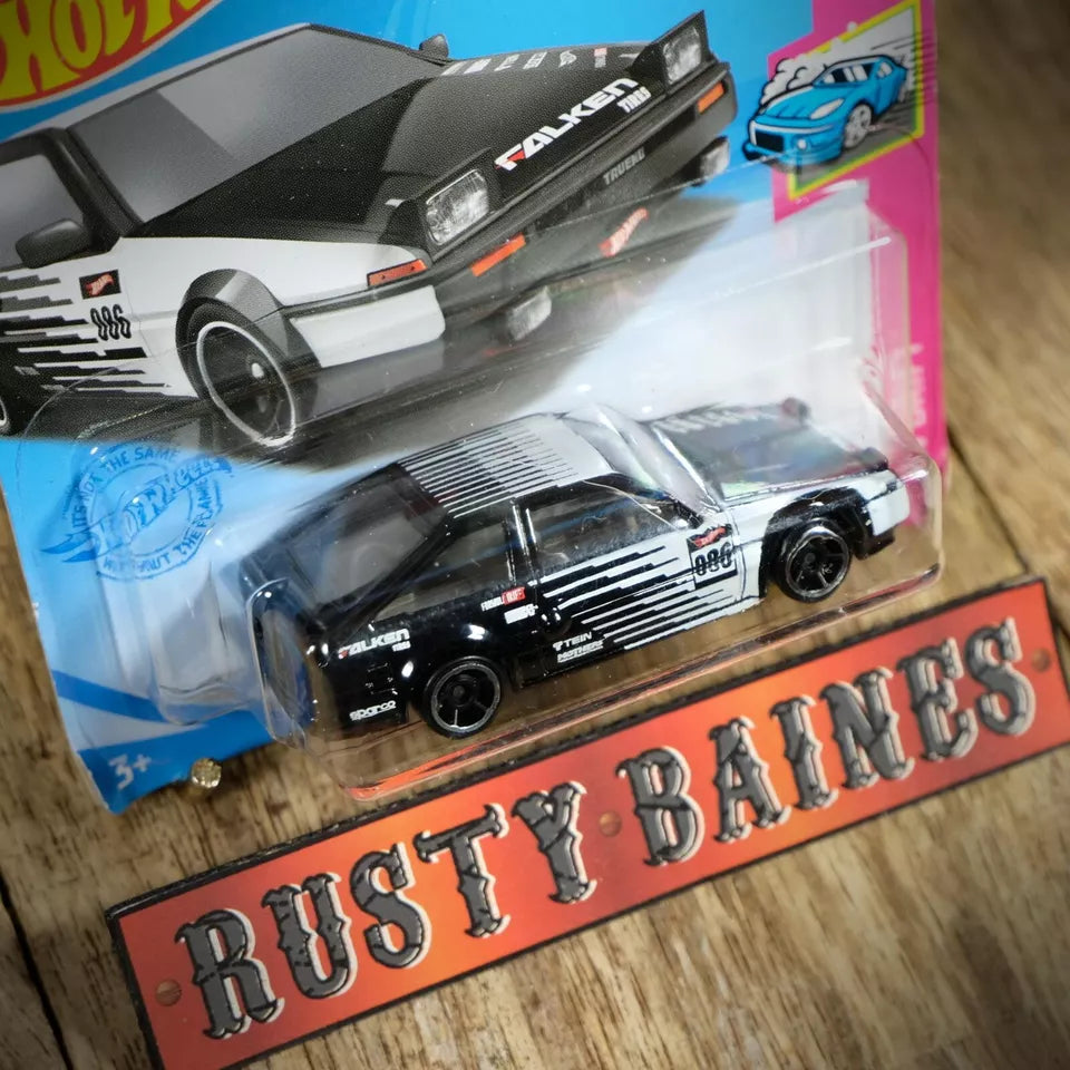 Hot Wheels, Toyota AE86 Corolla Sprinter Trueno, Short Card