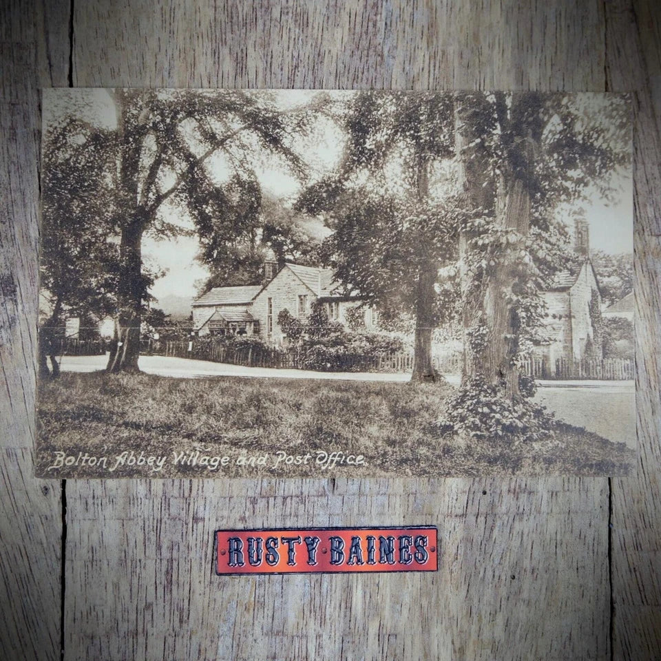 Postcard, Bolton Abbey Village Post Office, Printed