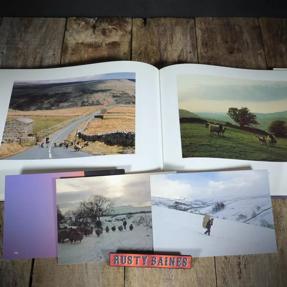 Hill Shepherd, Photobook, J& E Forder, Signed Hardcover 1990 & 3 Postcards