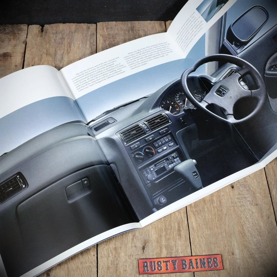 Car Brochure, Honda Accord, 1989