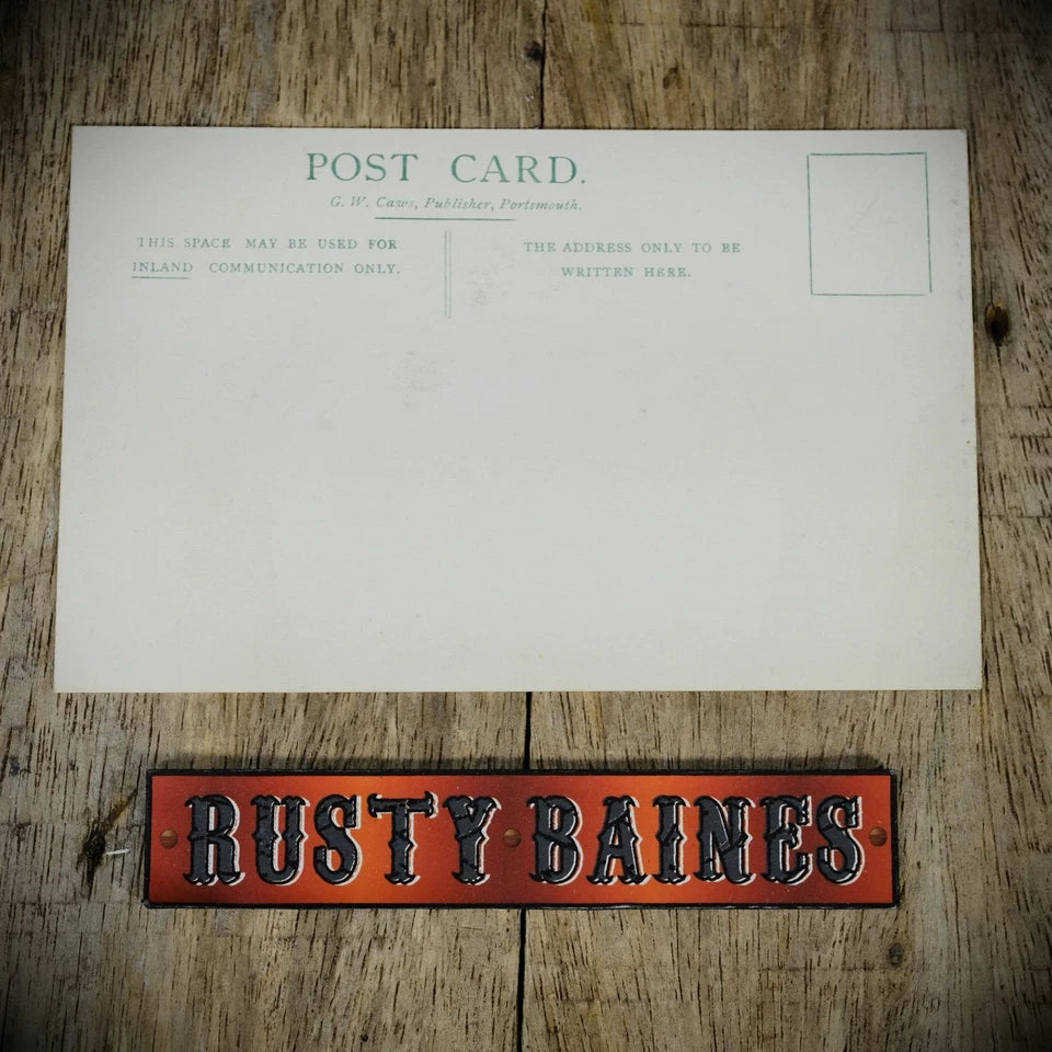 Postcard, Portsmouth HM Gunwharf Fire 1907, Military, Printed