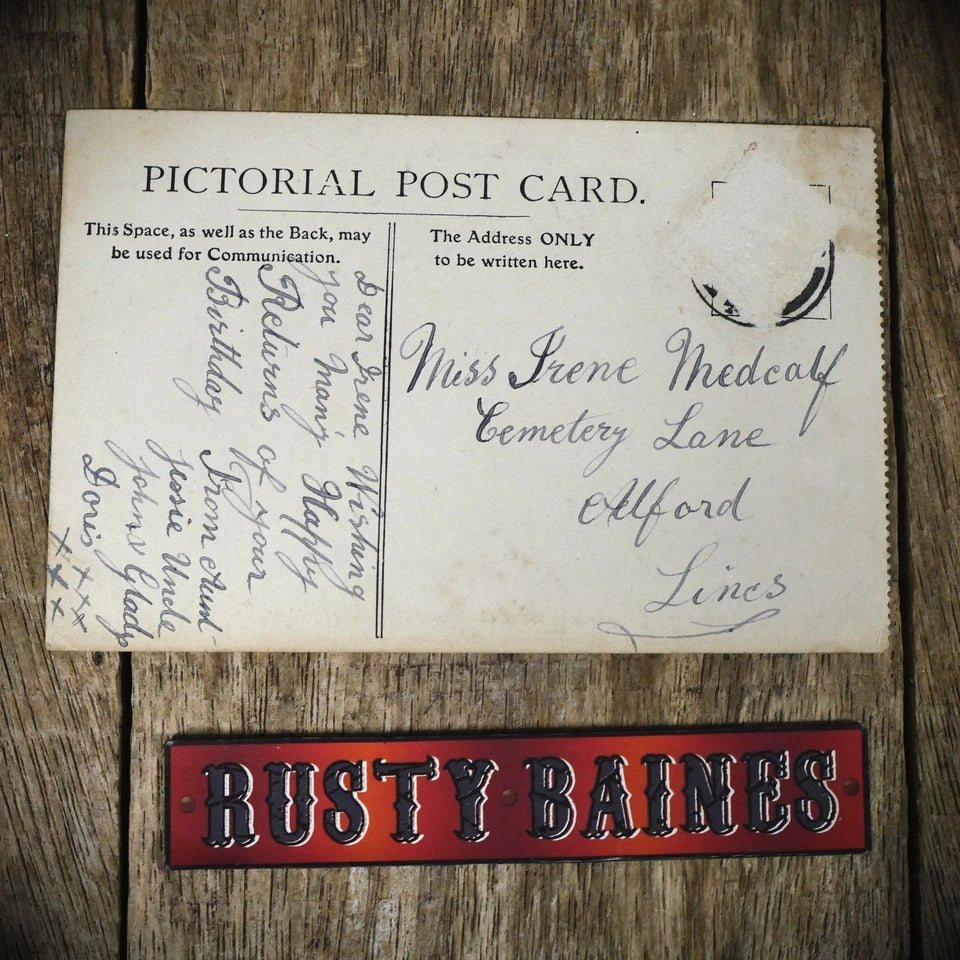 Postcard, Alford Parish Church, Printed