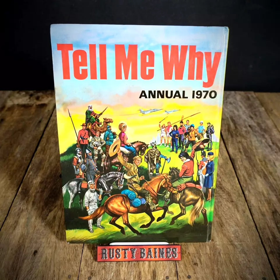 Tell Me Why Annual 1970, Science, History, Adventure, Facts, Hardcover