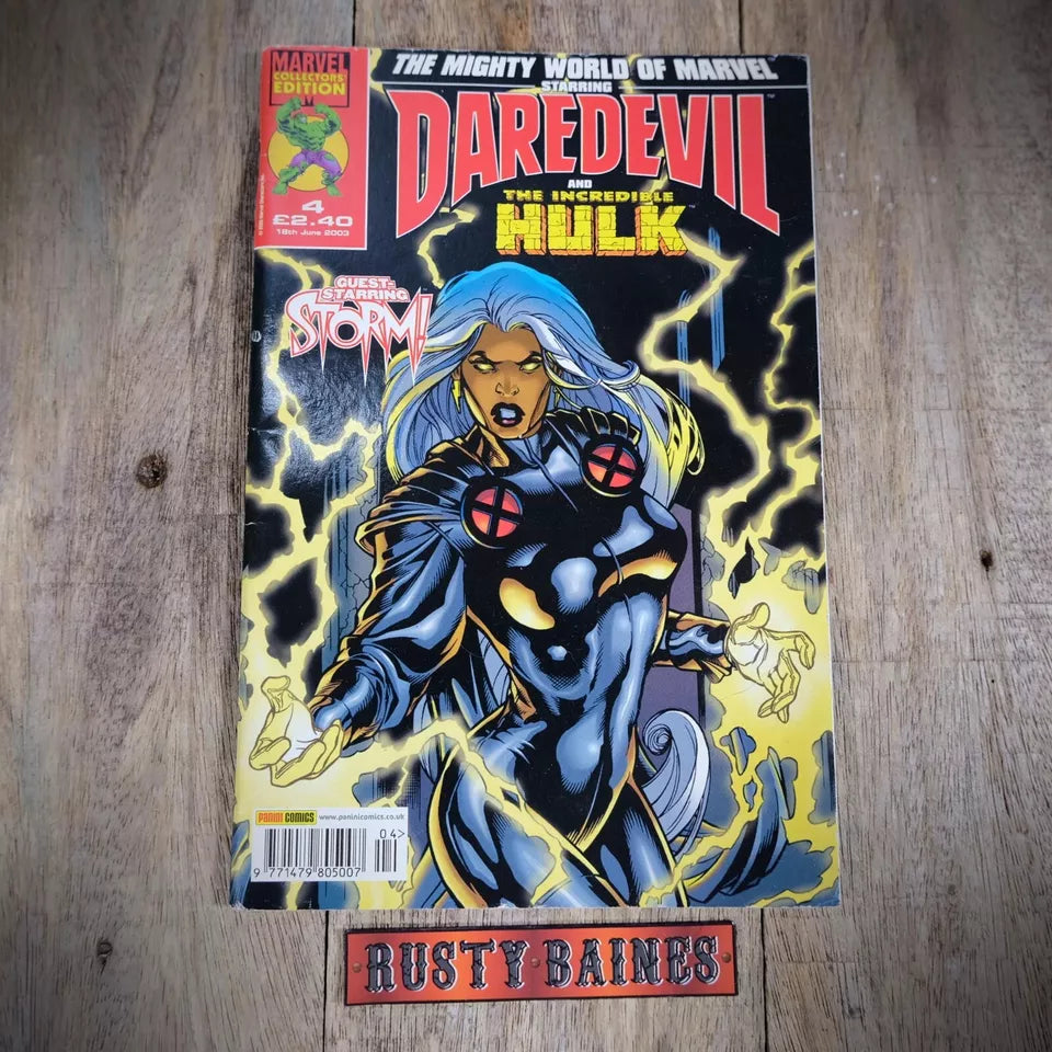 Collector Edition Comic, Mighty World of Marvel Daredevil & Hulk