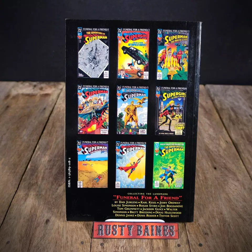 World Without a Superman, DC Comics, 1993 First Edition Softcover