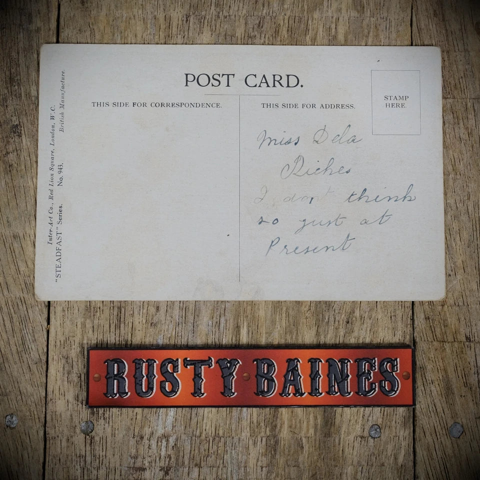 Postcard, Comic, Fred Spurgin, Inter Art, WW1? Navy Sailor Romance