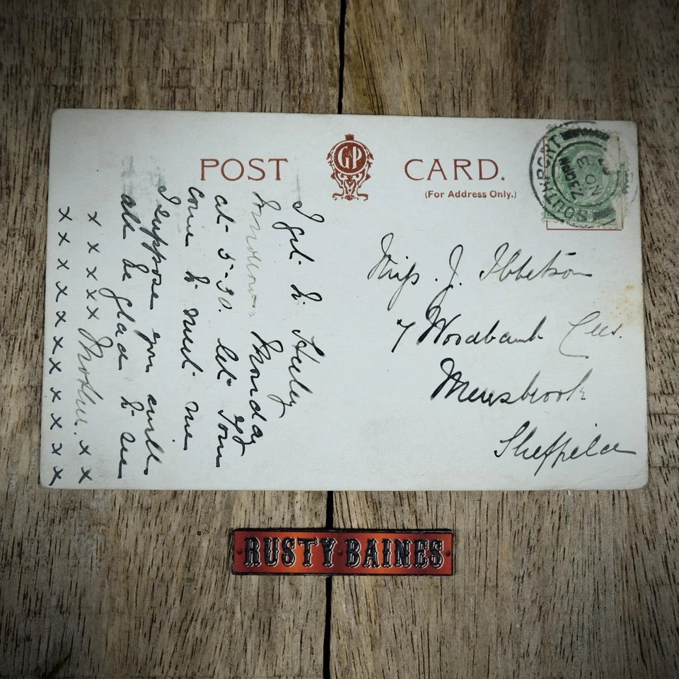 Postcard, Comic, Helter Skelter Ride, Glamour Girl