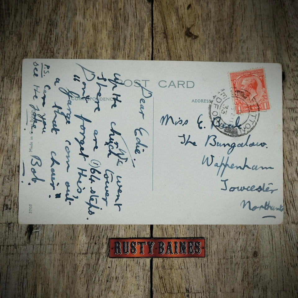 Postcard, Comic/Humour, Man Bill Lost His Wife & Dog