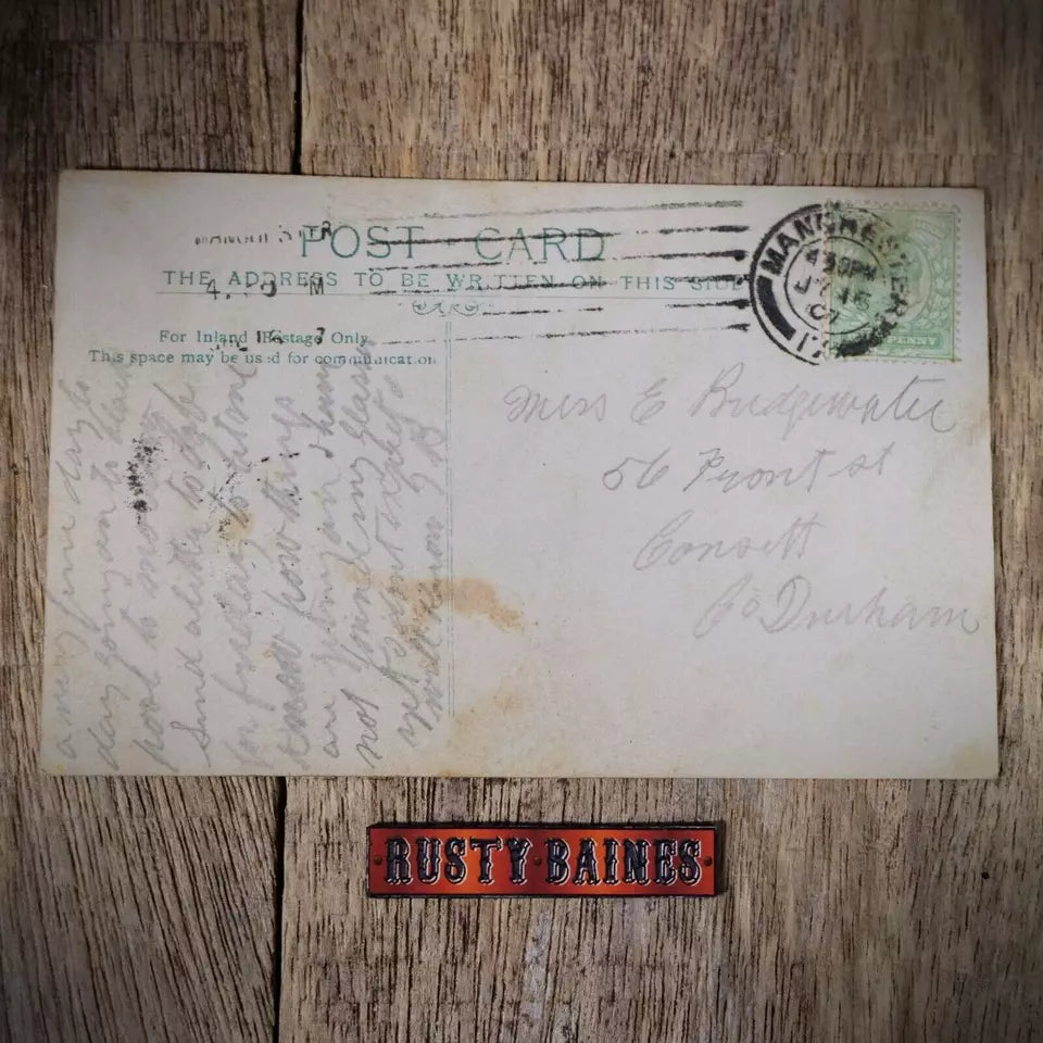 Postcard, Manchester Piccadilly, Faded Real Photo 1907