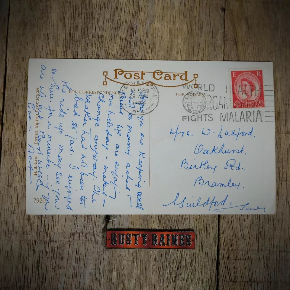 Vintage Postcard, Comic, Doctor, Faulty Heart, Car Engine Fault