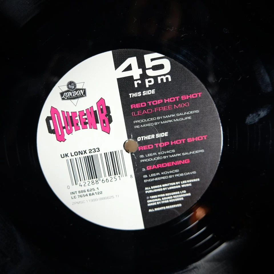 Record 12" Single, Queen B, Red Top Hot Shot
