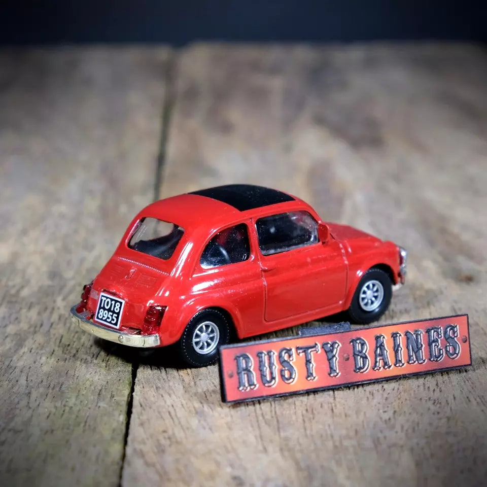 Mondo Motors Fiat 500 Classic Car, Red, No Box