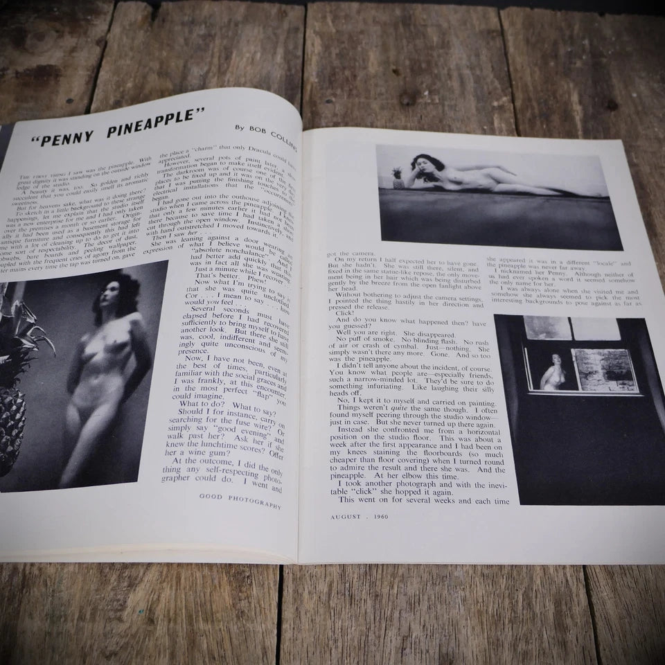 Vintage Good Photography Magazine August 1960