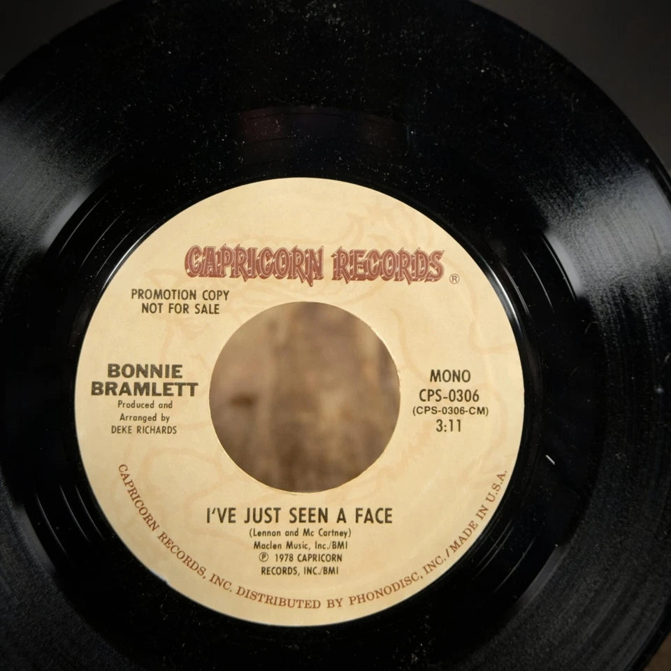 Record 7" Single, Bonnie Bramlett, I've Just Seen a Face