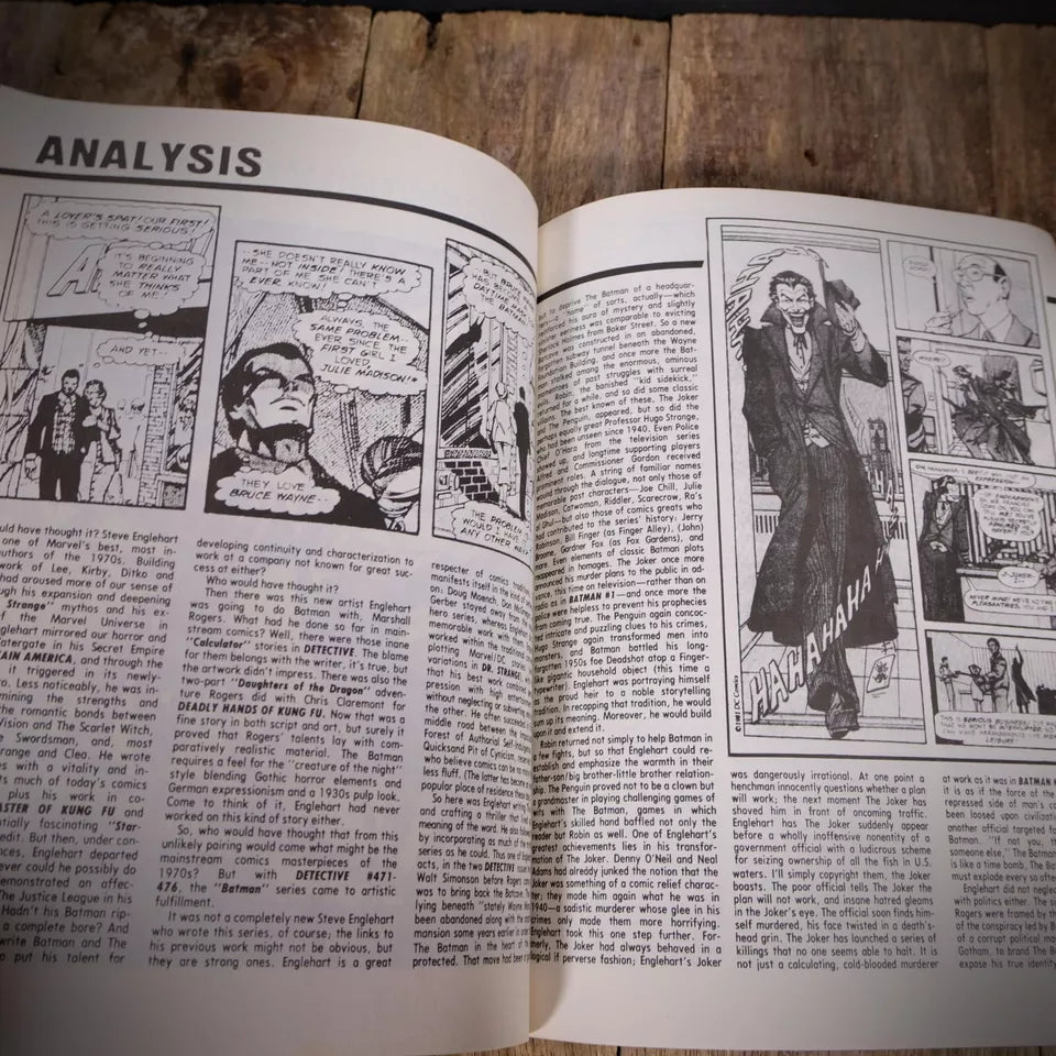 Comic Files Magazine Spotlight on Batman Files, 1986 Softcover