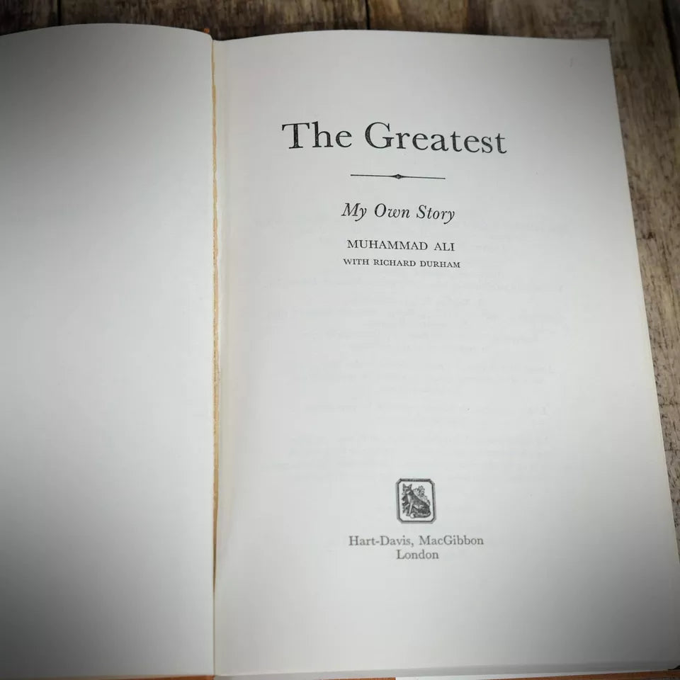 The Greatest, My Own Story, Muhammad Ali Biography, Hardcover 1976