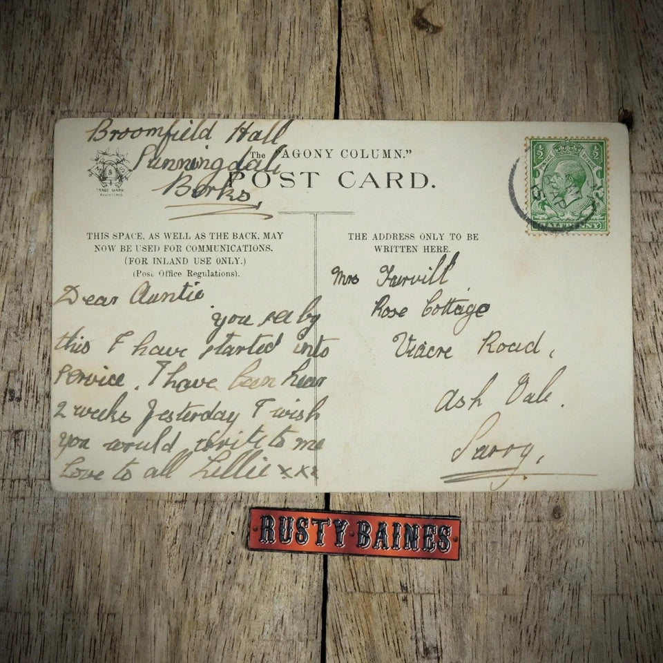 Postcard, Misch & Stock Agony Column, Baby Poultry Incubator