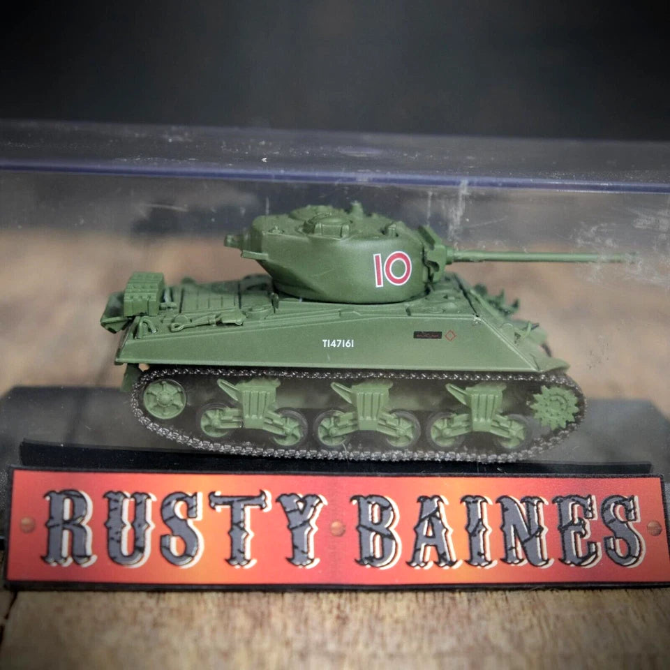 Art 3133 Tank Sherman Tank M4 A2 UK WW2, Cased