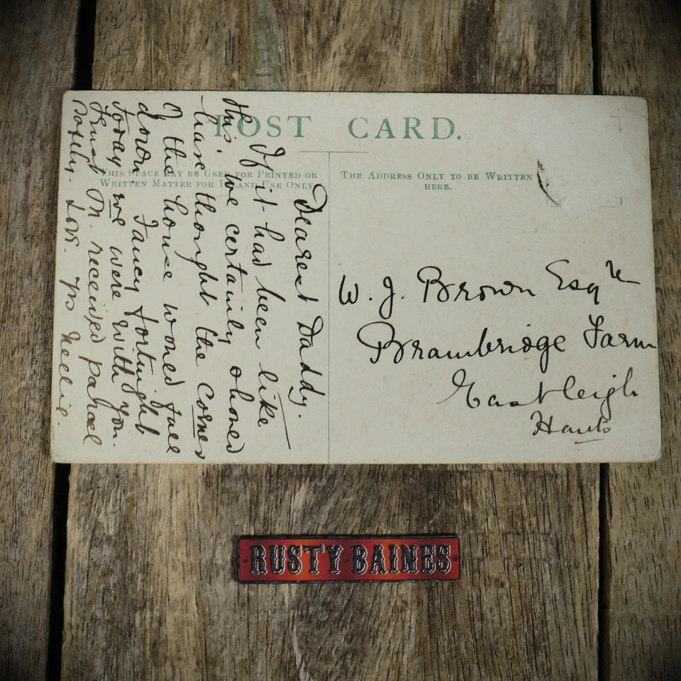 Postcard, Mere Wiltshire, 1906 Lightning/Thunderstorm, Printed