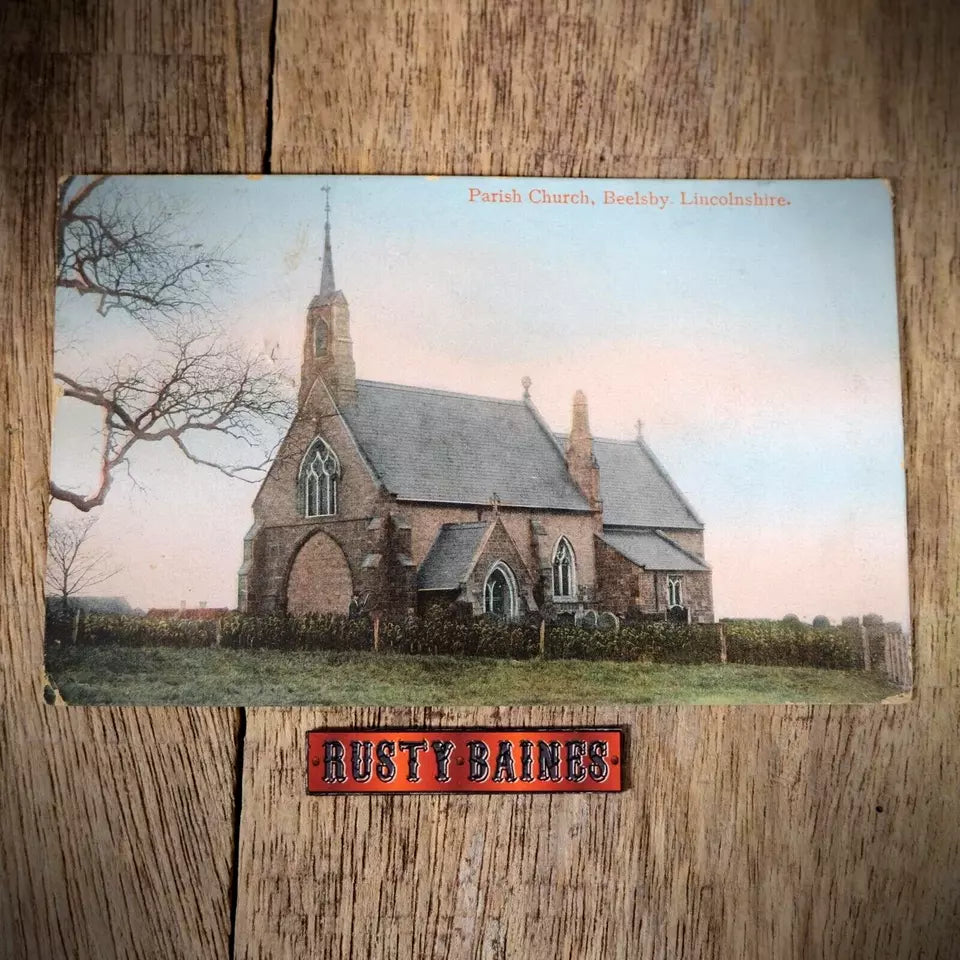 Postcard, Beelsby Church Lincolnshire