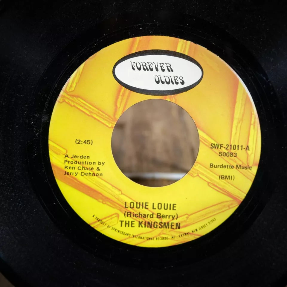 Record 7" Single, The Kingsmen, Louie Louie