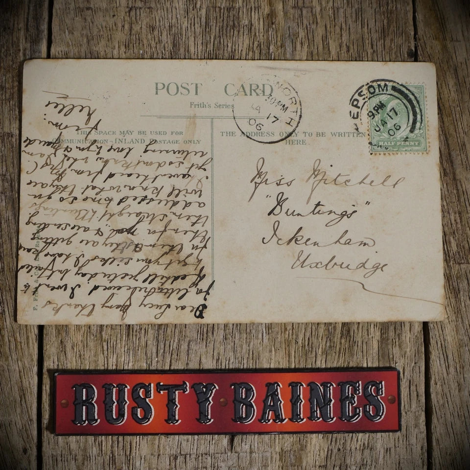 Postcard, Barnstaple Hunt Hunting Meet at Hunters 1906, Printed