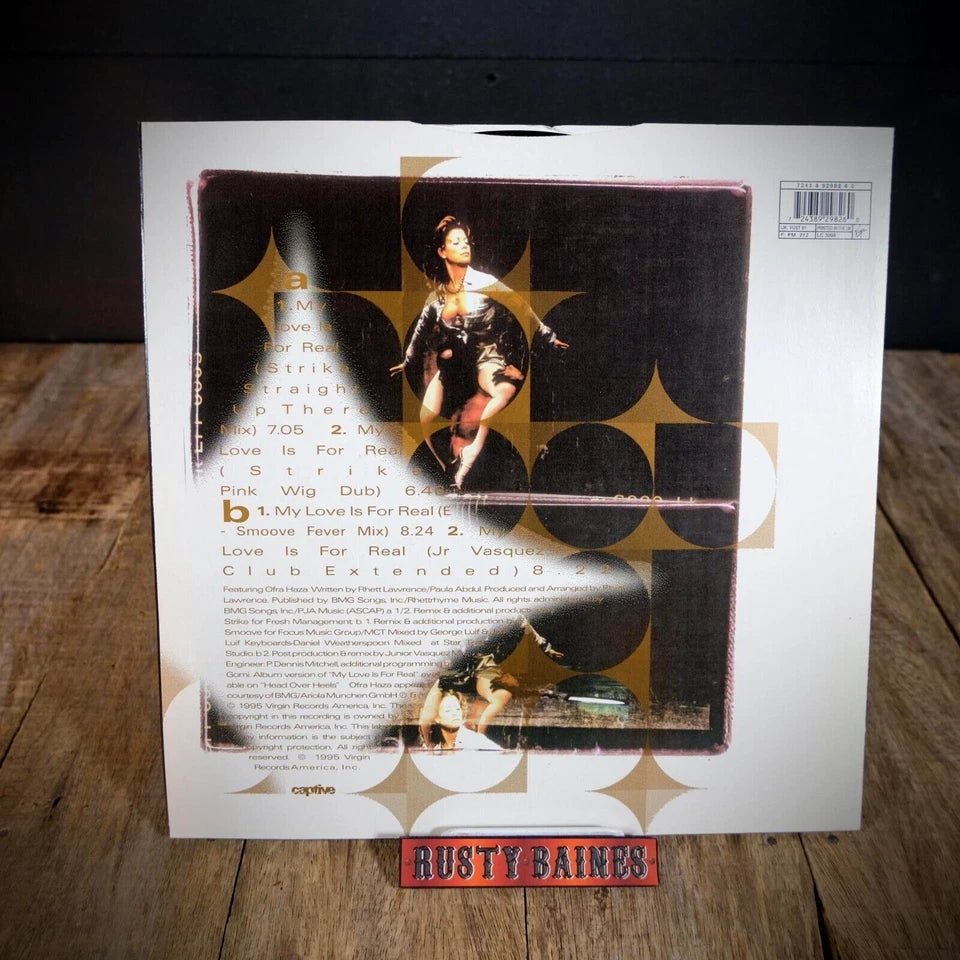 Record 12" Single, Paula Abdul, My Love is for Rea