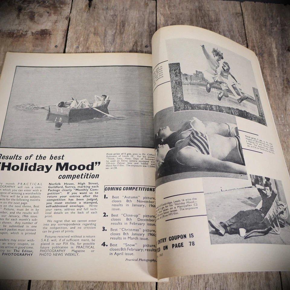 Vintage Practical Photography Magazine November 1965