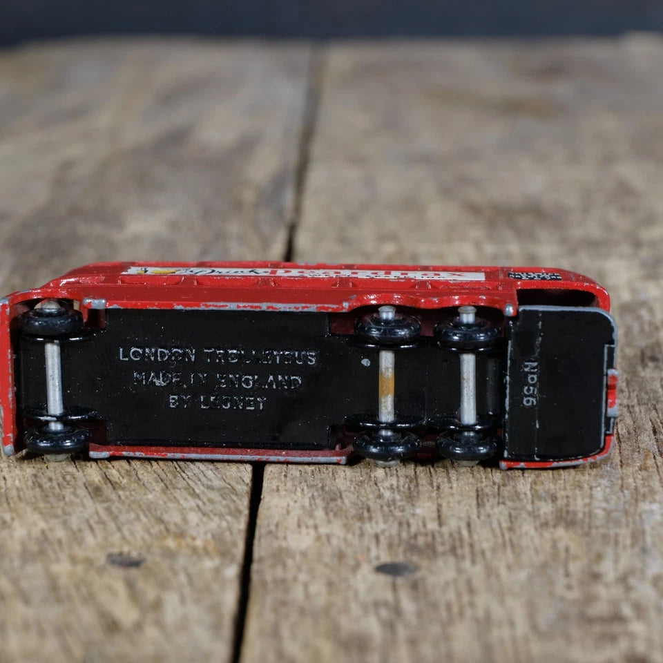 Original Vintage Matchbox/Lesney London Trolleybus, Peardrax, No Box