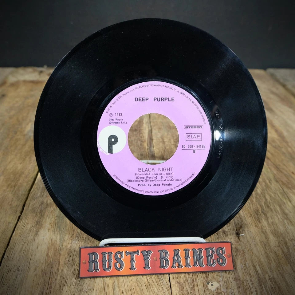 Record 7" Single, Deep Purple, Woman From Tokyo/Black Night, Import