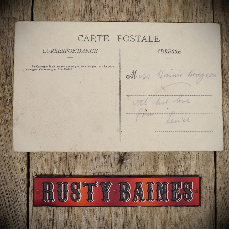 Postcard, Houplines France La Gare Railway Station