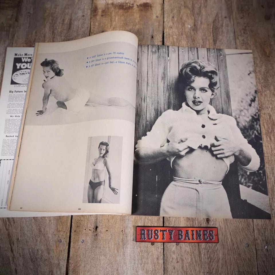 Vintage Pulp Magazine, See January 1961, Pin Up, TE Lawrence, Hubert Fauntleroy