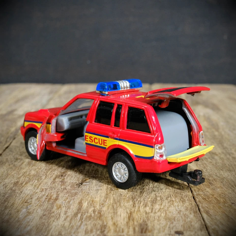 Unbranded Range Rover L322 Fire & Rescue Vehicle and Trailer, Unboxed