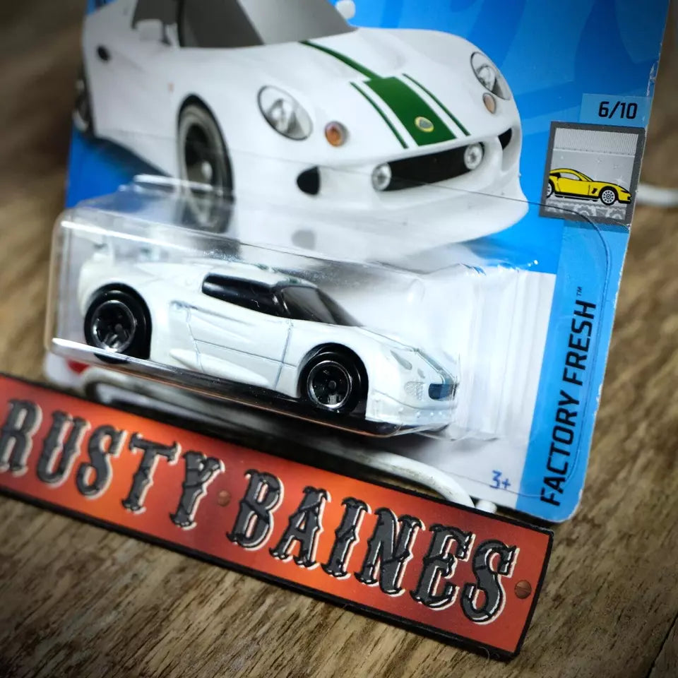 Hot Wheels, Lotus Sport Elise, Pearl White Metallic, Factory Fresh, Short Card