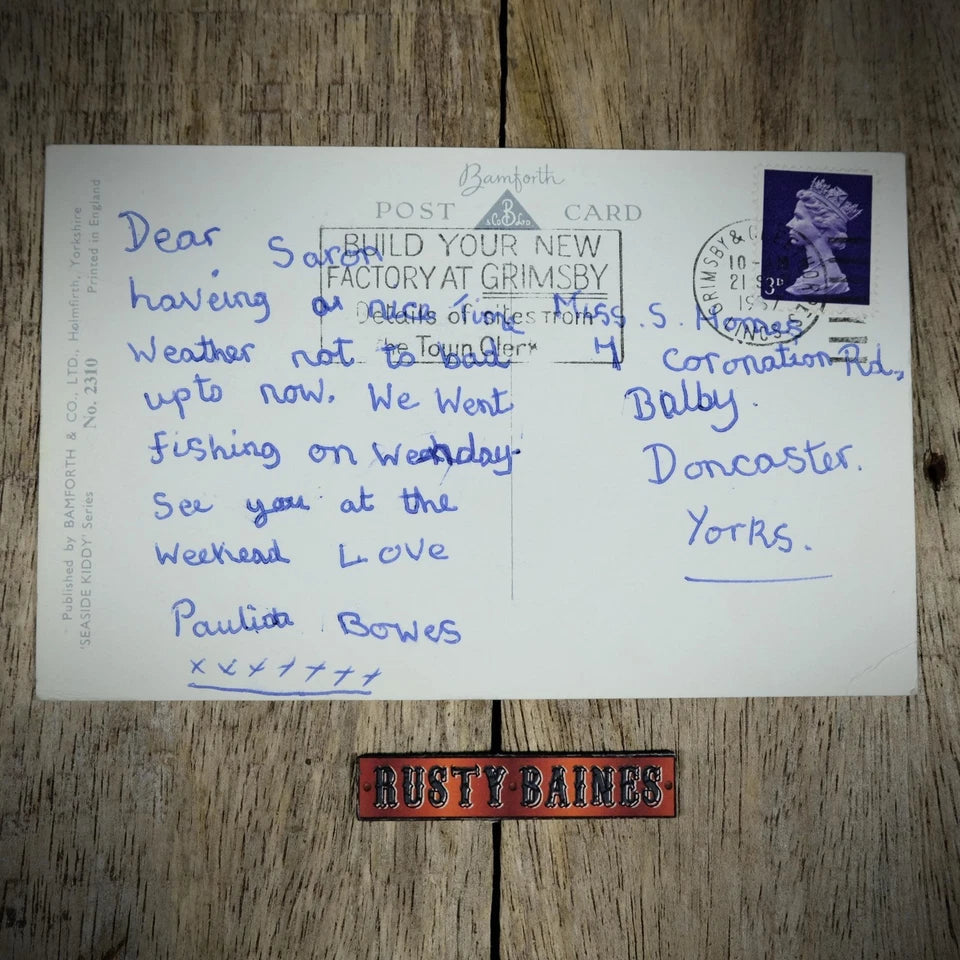 Postcard, Comic/Humour, Bamforth, Kids on British Holiday Sandcastles