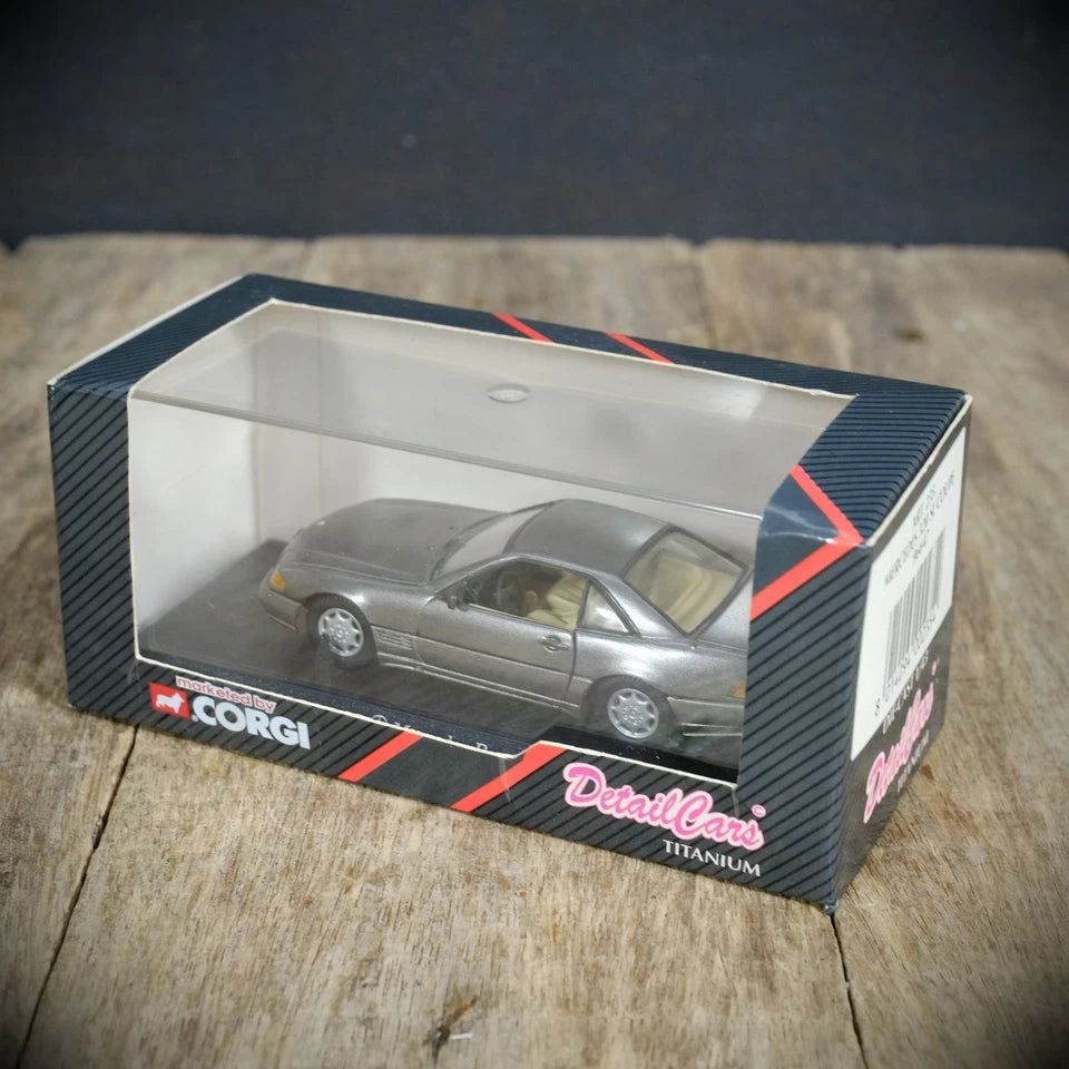 Corgi Detail Car Mercedes Benz 320SL Coupe, Gunmetal Grey, 1/43, Boxed