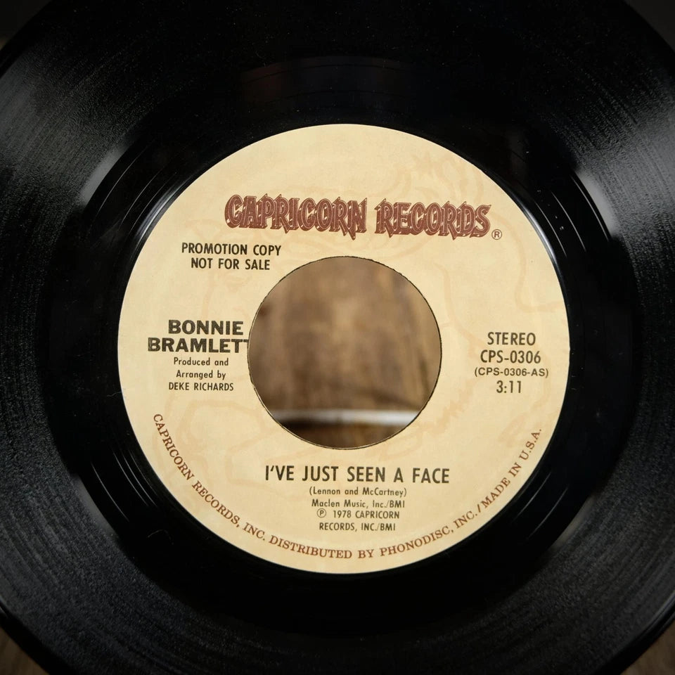 Record 7" Single, Bonnie Bramlett, I've Just Seen a Face