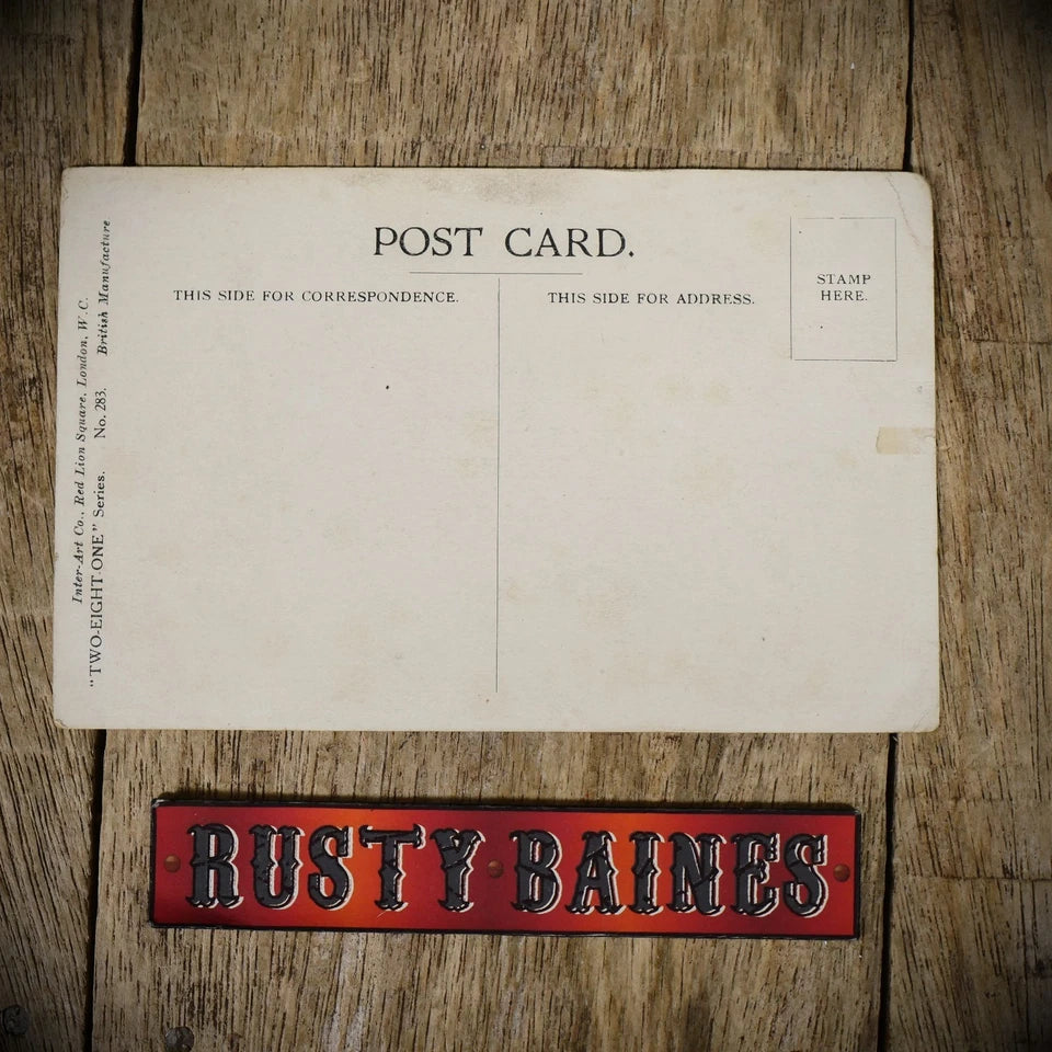 Postcard, Inter Art Two-Eight-One, Donald McGill, Anti German, WW1