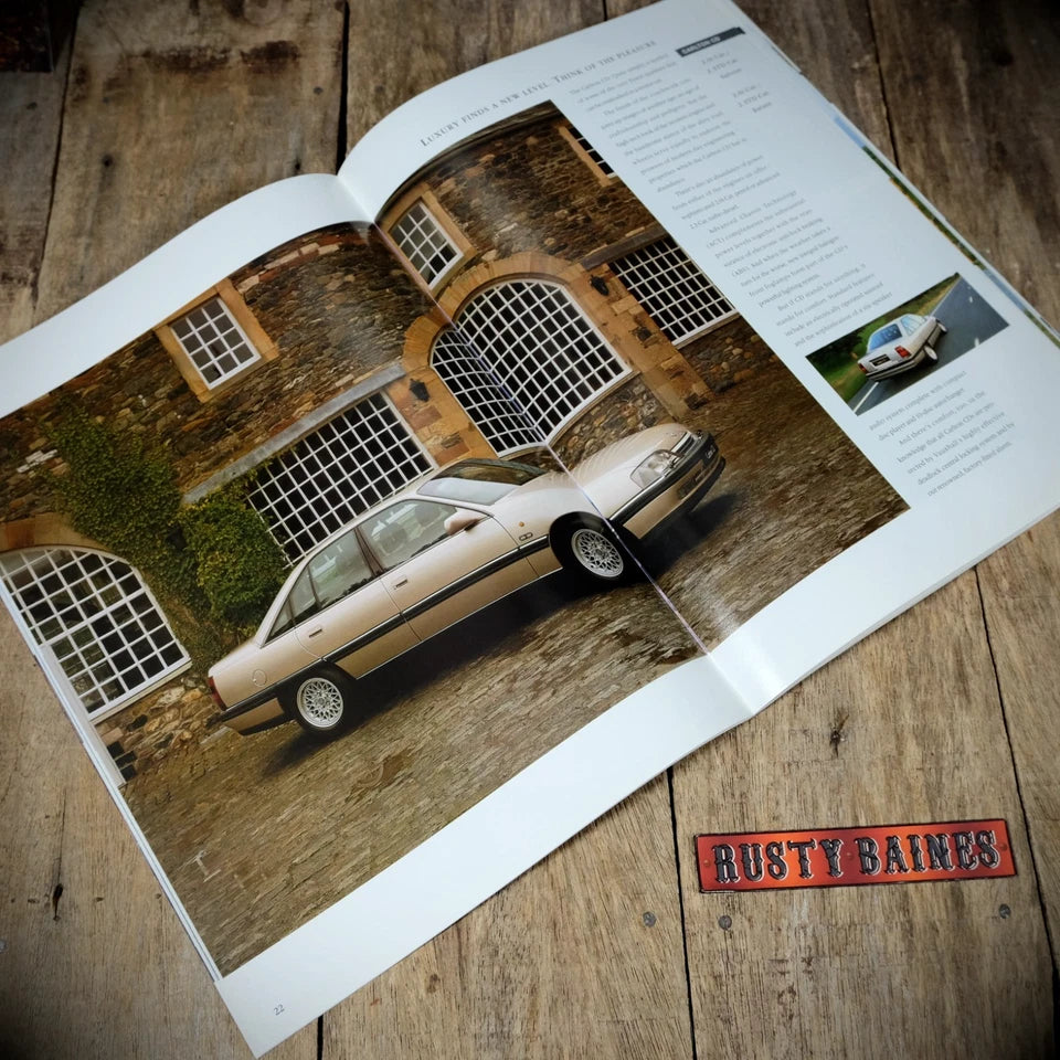 Sales Brochure, Vauxhall Carlton 1993 Range, Saloon/Estate