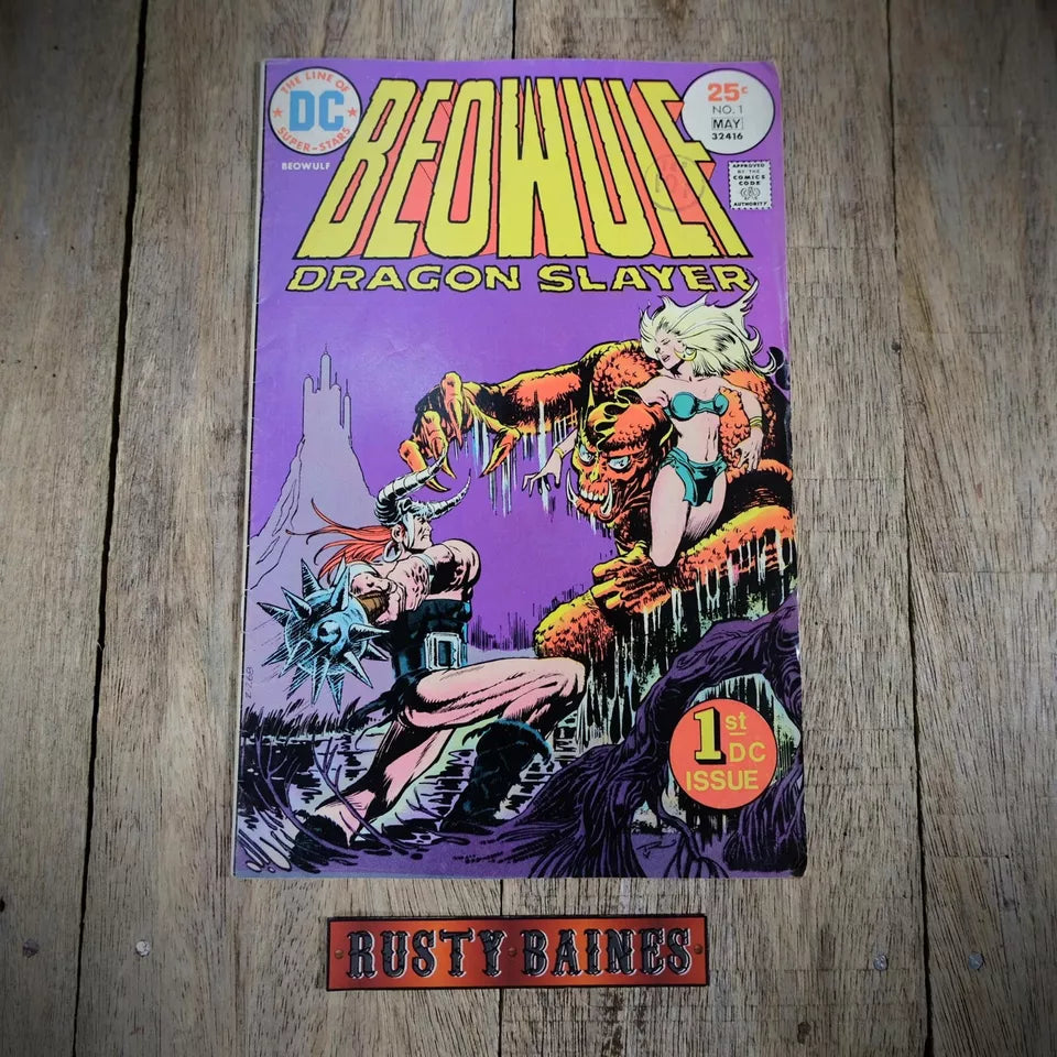 DC Comics, Beowulf Dragon Slayer #1 First Issue 1975