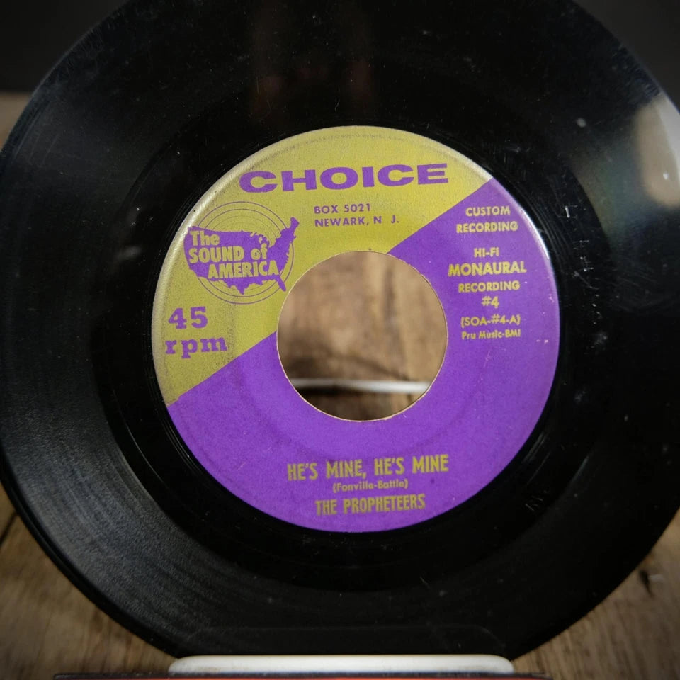 Record 7" Single, The Propheteers He's Mine/I Resolve