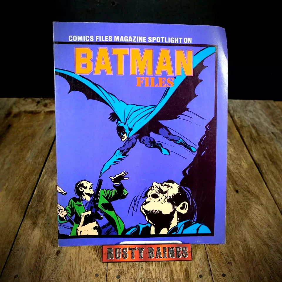 Comic Files Magazine Spotlight on Batman Files, 1986 Softcover